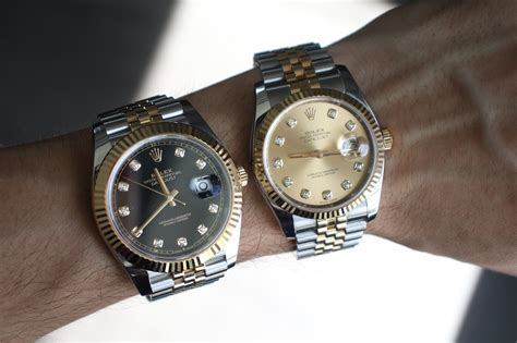 rolex datejust 41 vs 36.